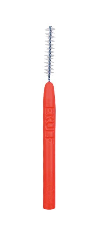 EKULF Interdentalbürste ph Professional rot, 0,5mm mit konischem Borstenkopf.