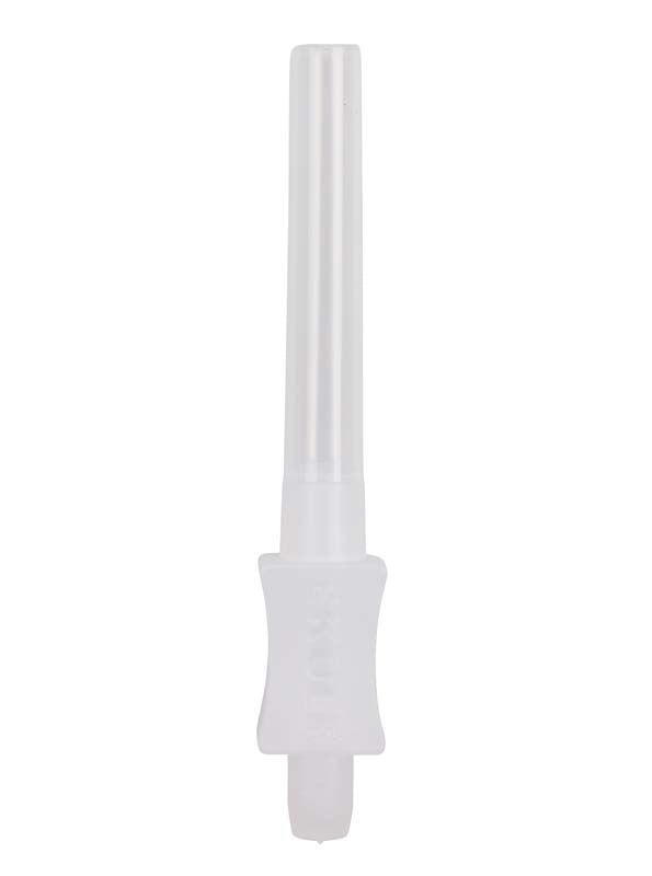 Transparenter Griff der EKULF Interdentalbürste ph Professional, konisch, 0,8mm.