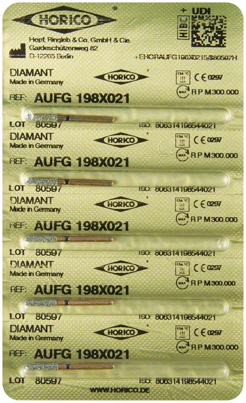 Verpackung von Löwendiamant AuFG 198X 021 Diamantfräsen.