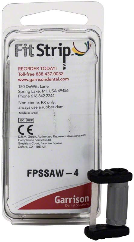 FitStrip™ gezackte Streifen in Verpackung mit abnehmbarem Griff.