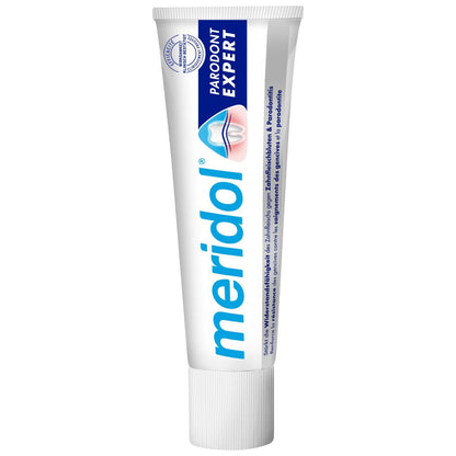 meridol® PARO EXPERT Zahnpasta-Tube für empfindliches Zahnfleisch und Parodontitis