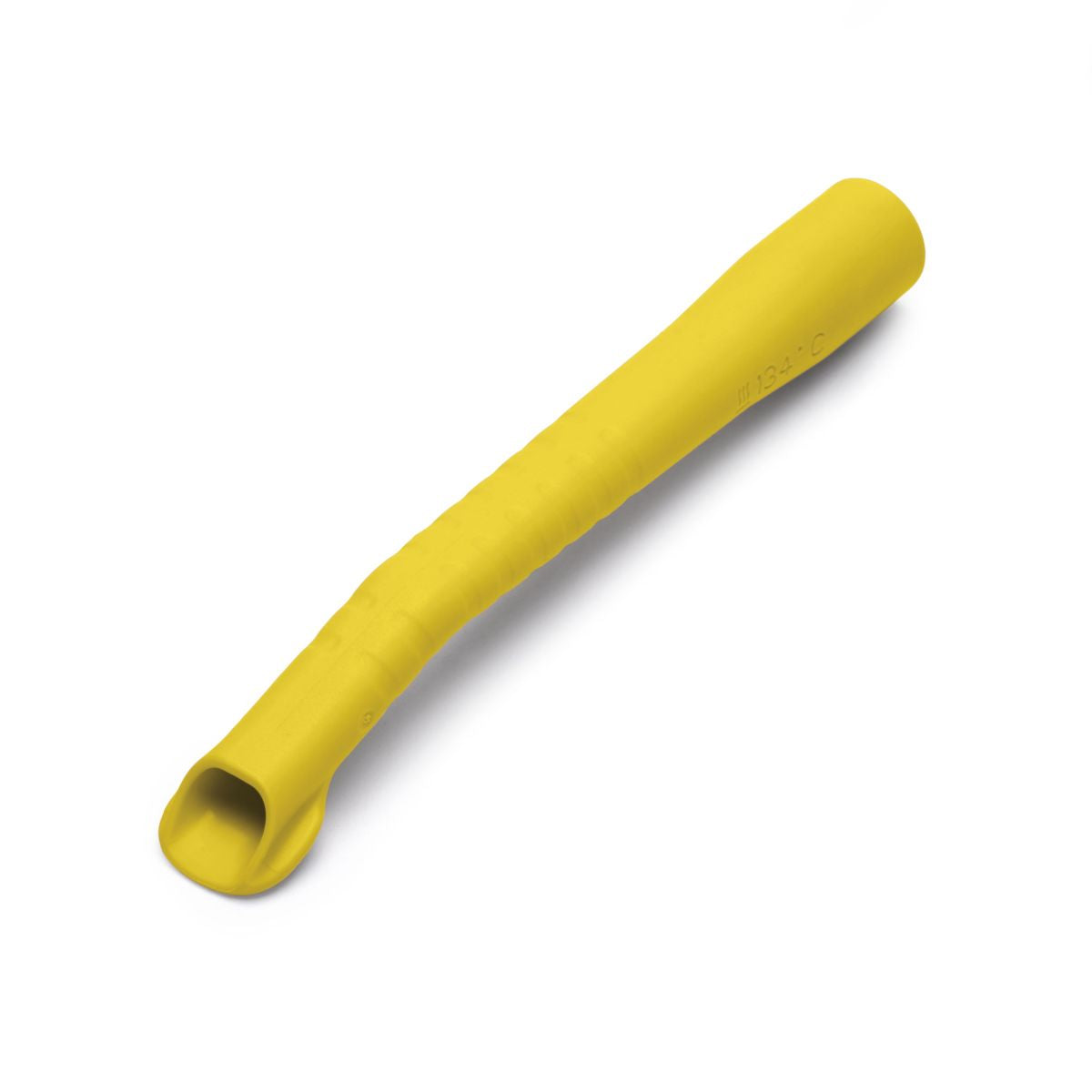 Monoart Kinder-Absaugkanüle EVO in Gelb für zahnmedizinische Anwendung.
