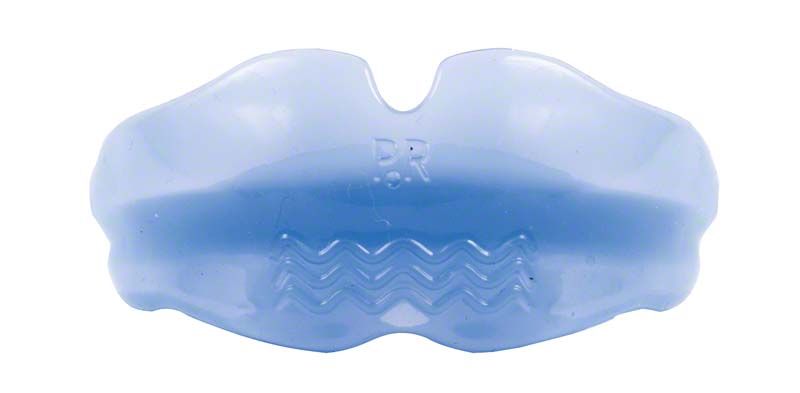 Weicher OrthoPreventAligner® für das Milchgebiss in blauer Farbe.