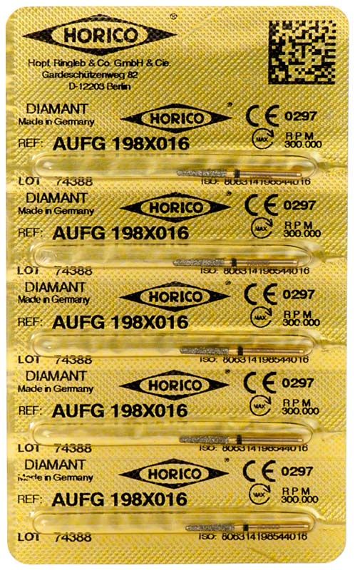 Verpackung mit Löwenschleifer AuFG 198X 016, gelb und schwarz.