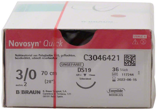 Image of Novosyn® QUICK 3/0 DS19 - 0,70m
