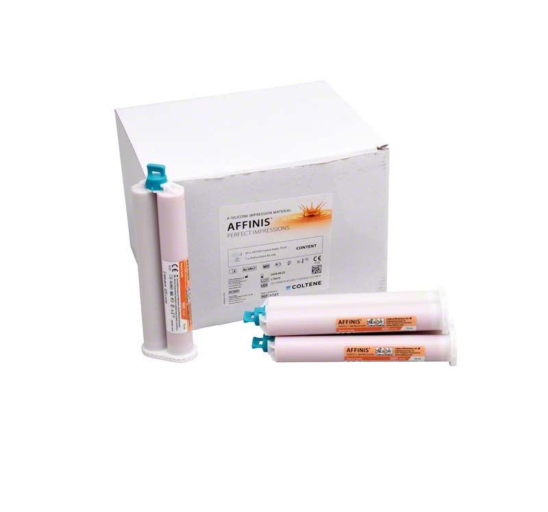 Nachfüllpackung AFFINIS® System 75 heavy body mit zwei Kartuschen.