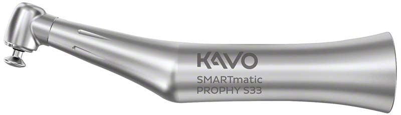 Prophylaxewinkelstück SMARTmatic Prophy S33 mit Kavo-Logo.