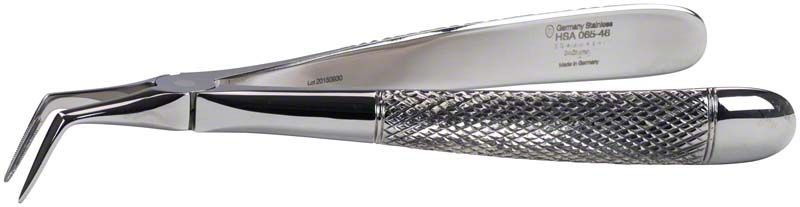 Zahnzange Englische Form Figur 46 mit geriffeltem Griff.