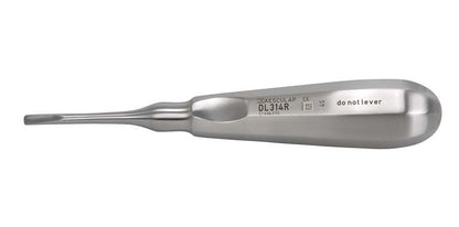 Gerades ExtraLux Instrument, 4 mm, mit gravierten Markierungen auf Edelstahl.