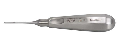 Gerades ExtraLux Instrument, 2mm, aus Edelstahl mit Gravurdetails.