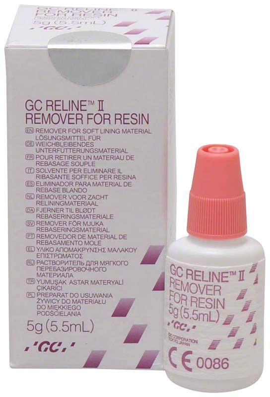 GC Reline™ II Remover für Harz mit Verpackung und Flasche, 5g (5,5ml).