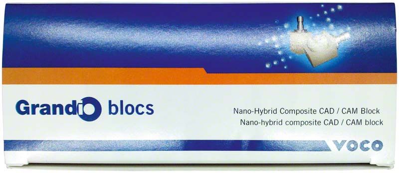 Grandio blocs HT Gr. 14L A2 in Originalverpackung mit blauem und orangem Design.