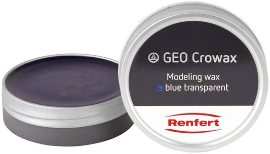Image of GEO Crowax Modellierwachs blau-transparent , mittelhart