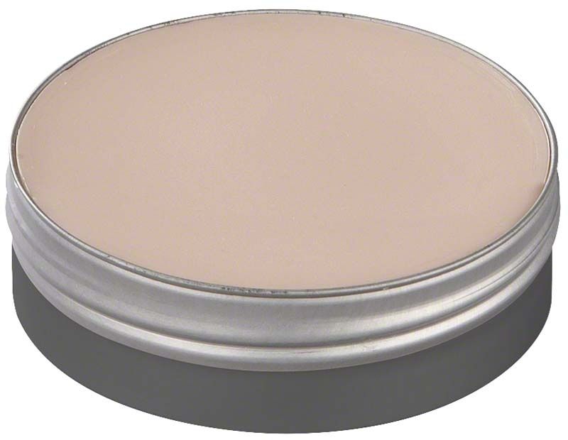 Modellierwachs in runder Metalldose, beige-opak, mittelhart.
