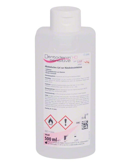 Image of Dentoderm® sensitive HD gel Eurospenderflasche 0,5 Liter