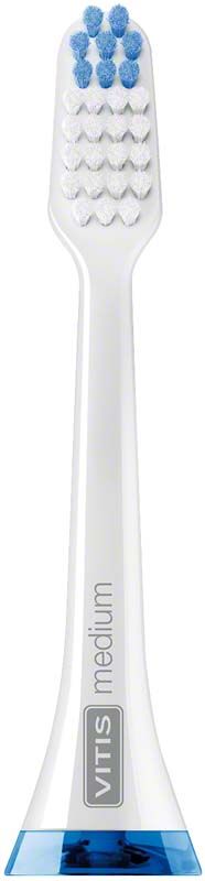 Ersatzbürstenkopf mit abgerundeten Tynex® Borsten für VITIS® sonic.