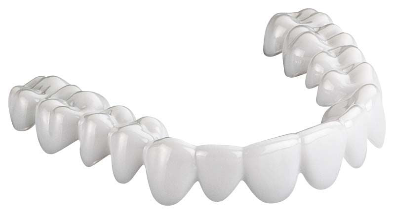 Detailansicht der DURAN®+ white pd 0,625mm Zahnfolie in transparenter Ausführung.