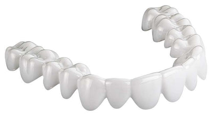 DURAN®+ weiße Kunststoffplatte mit Zahnbogen-Form, 1,0mm Dicke.