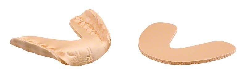 Okklusionstrainer AM Aligner aus thermoplastischem Material für zahnmedizinische Anwendungen.