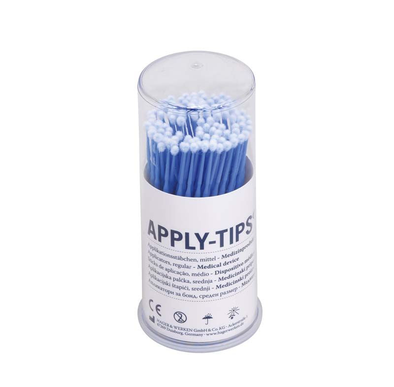 Apply-Tips® Applikationsstäbchen blau mittel 100er