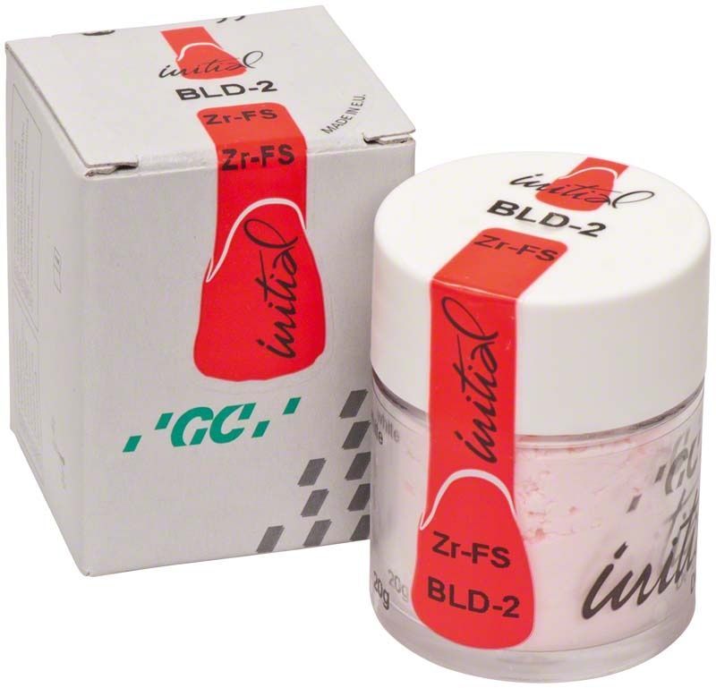 GC Initial Zr-FS Bleach Dentin 20g BLD-2 in weißer Verpackung