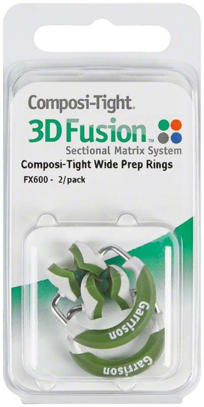 Composi-Tight® 3D Fusion™ Matrix Ring grün, 2er in Verpackung.