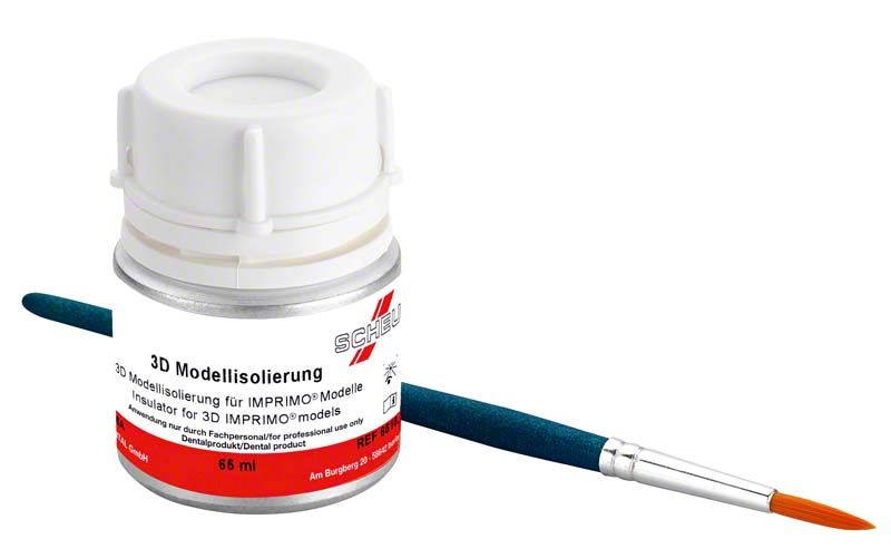 3D Modellisolierung mit Pinsel für dentale Anwendungen