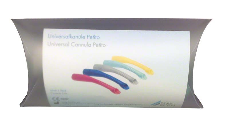 Universalkanülen Petito in türkis auf Verpackung abgebildet.