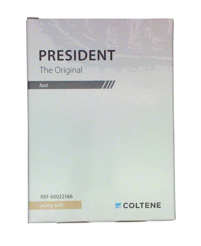 PRESIDENT The Original fast putty soft Verpackung mit COLTENE Logo.