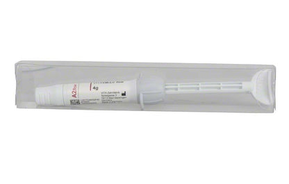 Lichthärtendes Verblendkomposit VITA VM® LC flow BASE DENTINE A2 in Spritze.