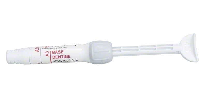Weißer Applikator für VITA VM® LC flow BASE DENTINE A3.