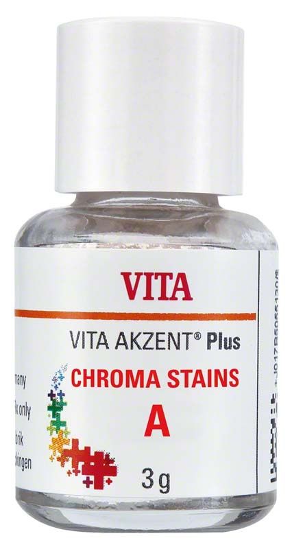 VITA AKZENT Plus CHROMA STAINS Pulver A in 3g Glasflasche
