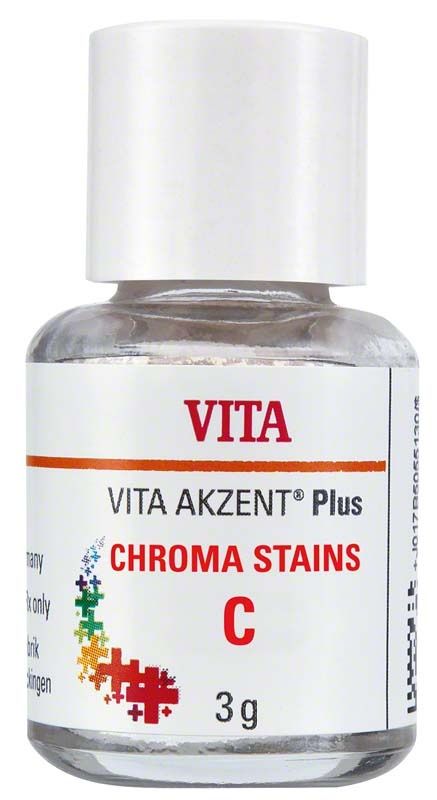 VITA AKZENT® Plus CHROMA STAINS Pulver C in Flasche, 3g.
