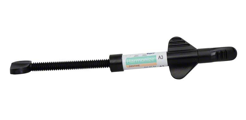 Harmonize™ Spritze Dentin A3 mit ART-Komposit für Zahnrestaurationen.