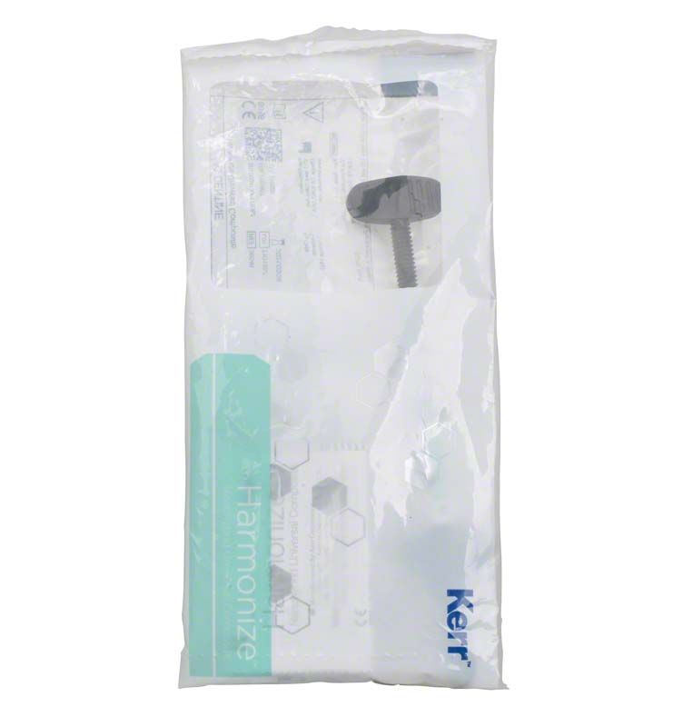 Harmonize™ Spritze Dentin A3 in transparenter Verpackung mit Produktinformationen.
