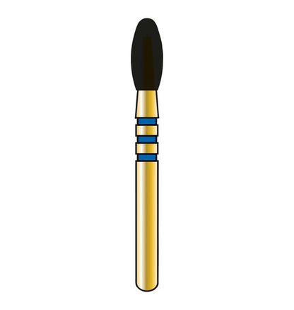 DIATECH Z-Rex Diamant FG 379N 023, Nahaufnahme des Bohrers mit schwarzem Kopf.