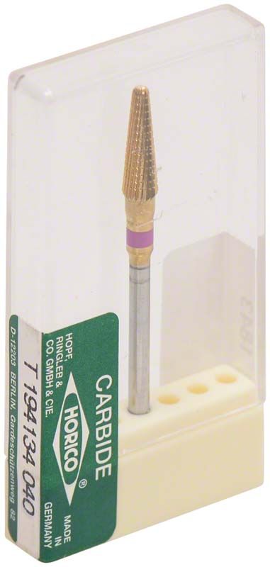 Hartmetallfräser Titannitrid beschichtet T194 134 040 in transparenter Verpackung.