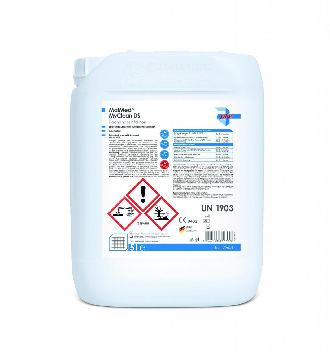 Kanister mit 5 L MyClean FD Flächendesinfektion Flüssigkonzentrat von Maimed.