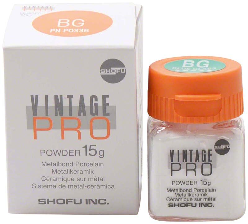 Vintage PRO Enamel Effect 15g BG in Verpackung und Glasflasche.