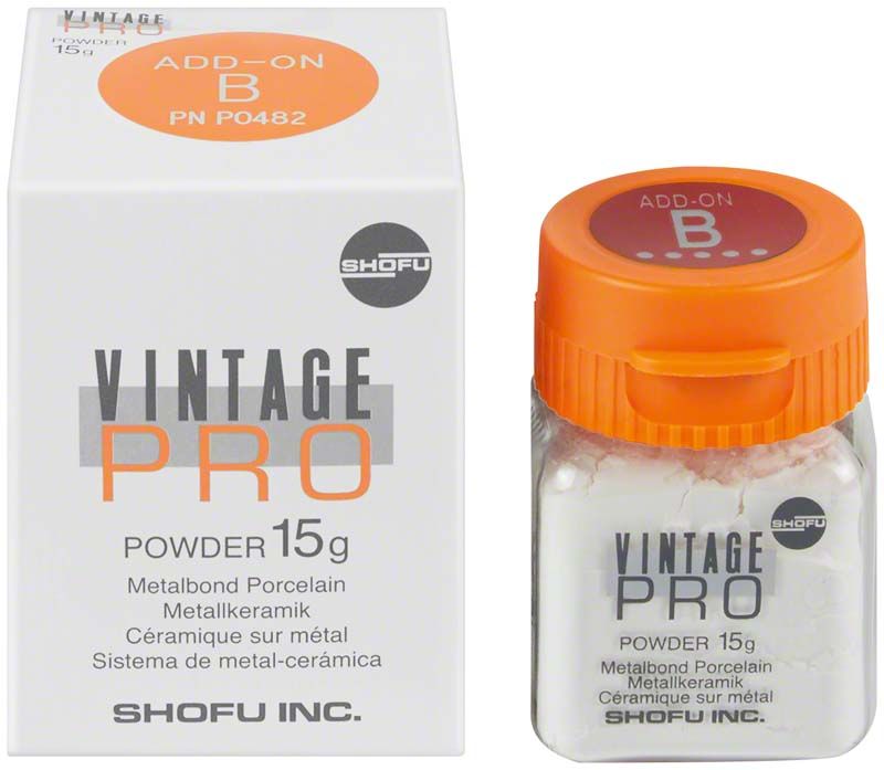 Vintage PRO Correction 15g Metalkeramik-Pulver mit Verpackung