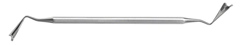 Gingiva-Abhalter aus Metall mit abgewinkelten Enden