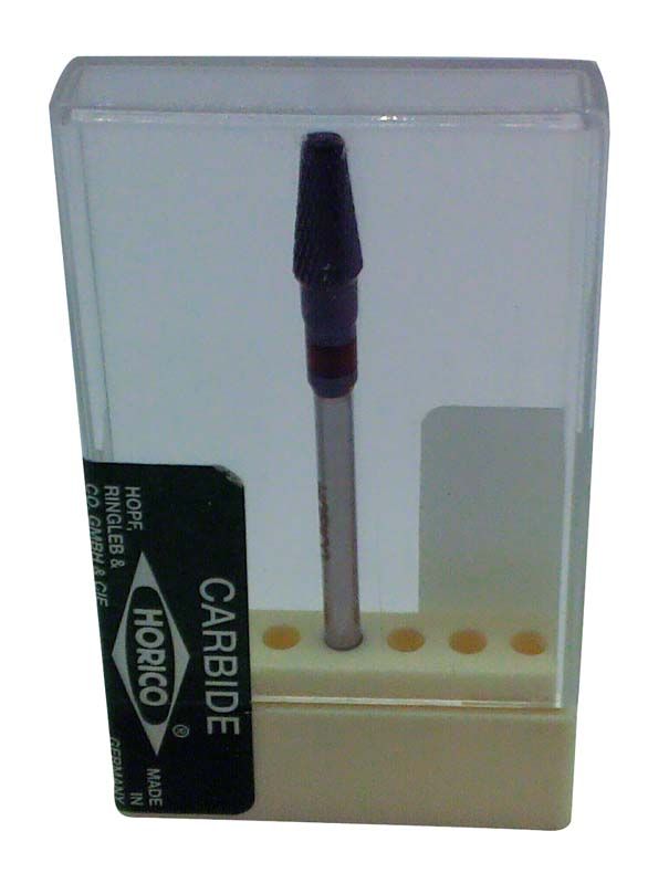 Hartmetallfräser S198 140 040 in Kunststoffverpackung mit Sichtfenster.