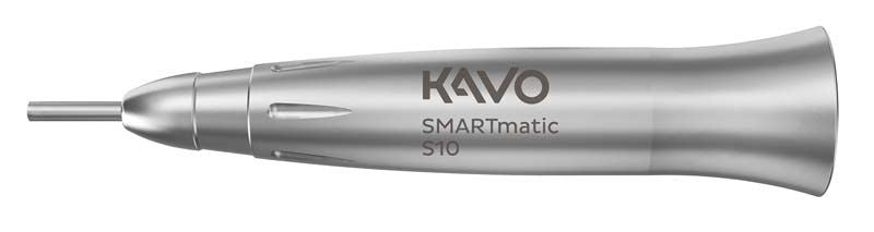 SMARTmatic Handstück S10 aus rostfreiem Edelstahl für zahnärztliche Behandlungen.