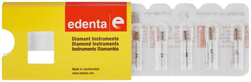 Verpackung des K-Diamant FG 881 016 für dentale Anwendungen.