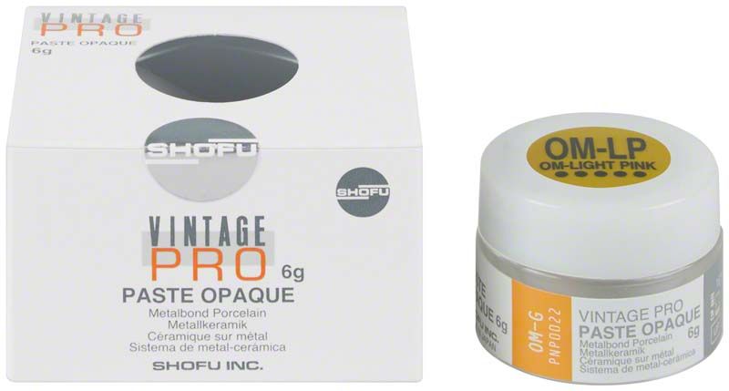 Vintage PRO Paste Opaque 6g Verpackung und Dose, Farbe OM-LP.