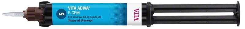 VITA ADIVA® F-CEM A2 Universal Befestigungskomposit in Kartuschenform.