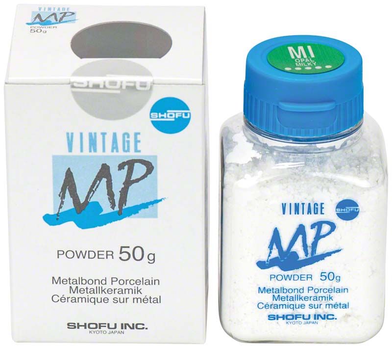 VINTAGE MP Opal Effekt 50g Pulver in Kunststoffdose und Verpackung.