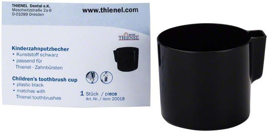 Image of Zahnputzbecher 1er Pack - schwarz ohne Motiv