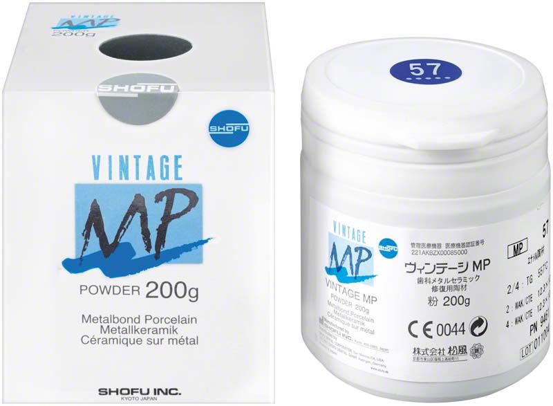 Verpackung und Dose von Vintage MP Standard Schneide 200g 57 Metalkeramik.