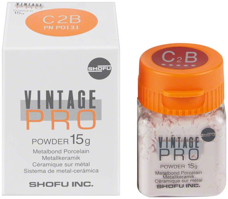 Vintage PRO Body 15g C2B Metallkeramik-Pulver mit Verpackung.